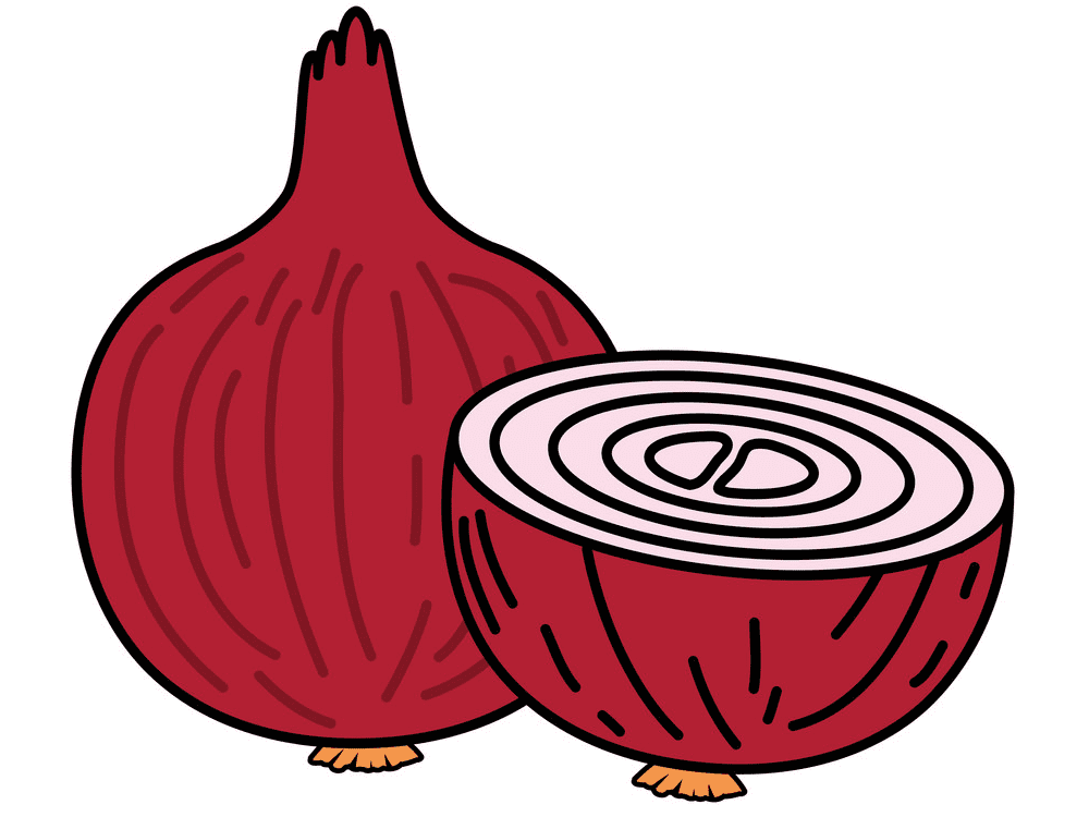 Red Onion Clipart Png