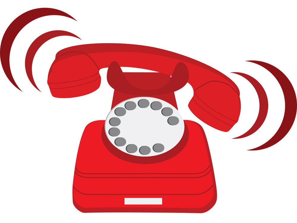 Red Telephone Clipart