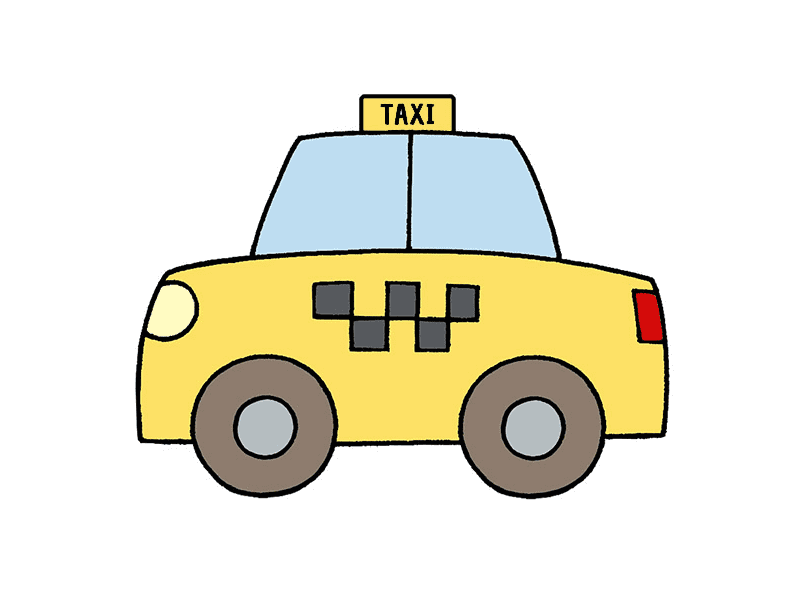 Taxi Cab Clipart Image