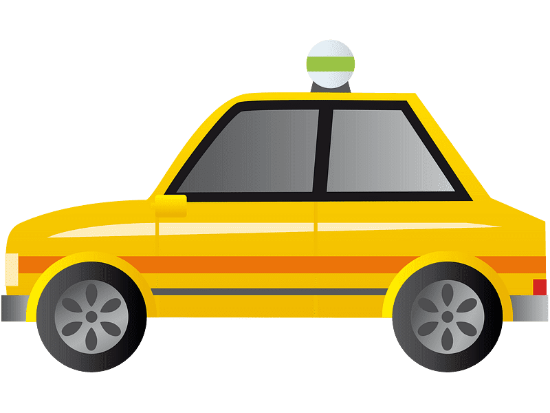 Taxi Clipart Transparent Background