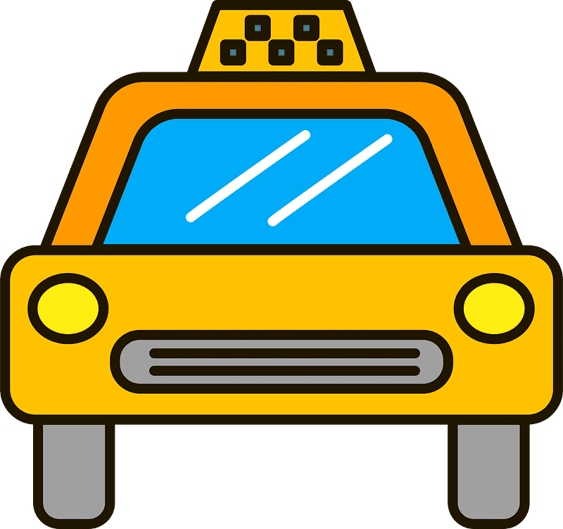 Taxi Clipart Transparent Free