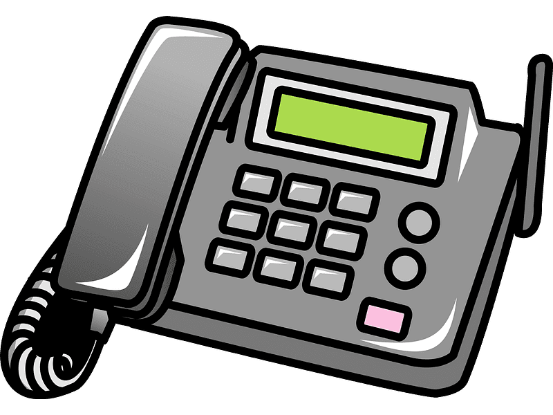 Telephone Clipart Transparent Image