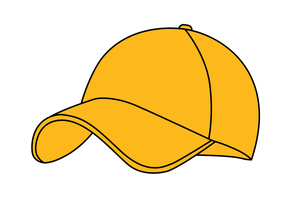 Yellow Baseball Cap Clipart