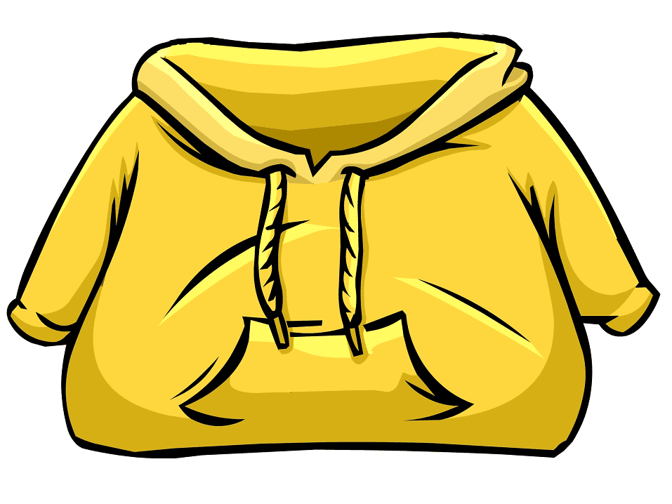 Yellow Hoodie Clipart