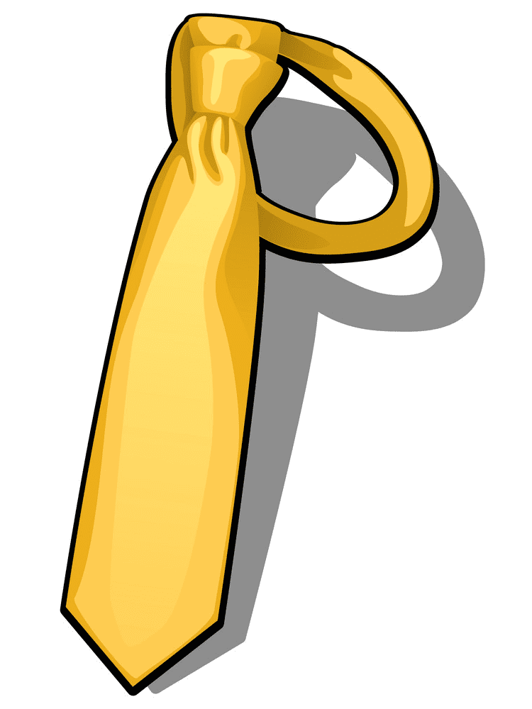 Yellow Tie Clipart