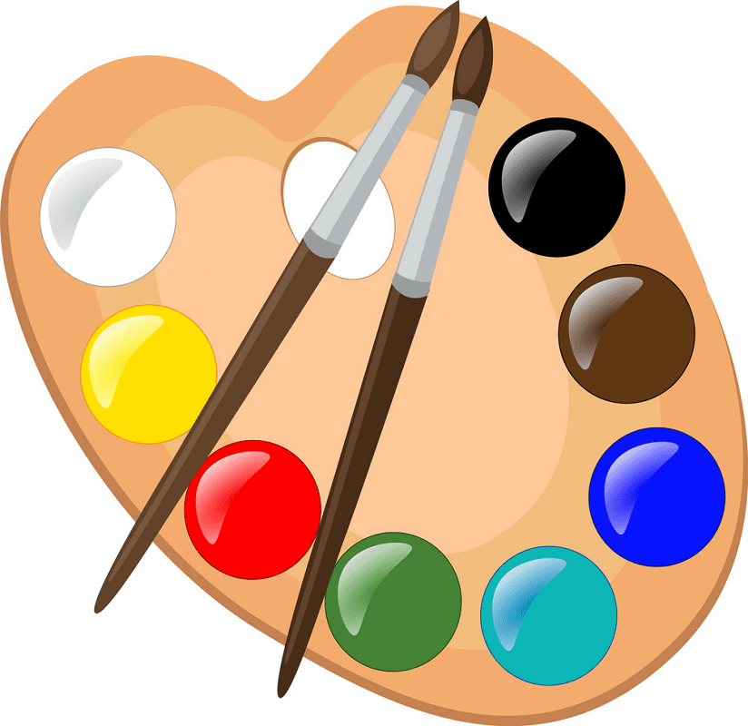 Art Palette Clipart