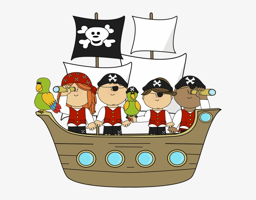 Cartoon Pirate Ship Clipart