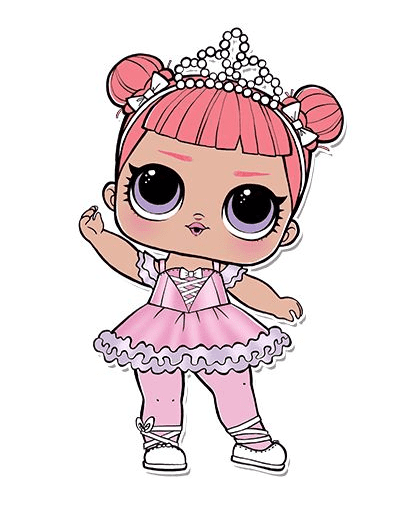 Center Stage Lol Doll Clipart