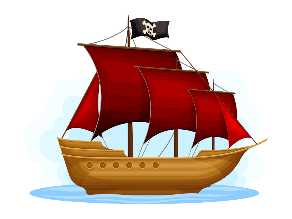 Clipart Of Pirate Ship
