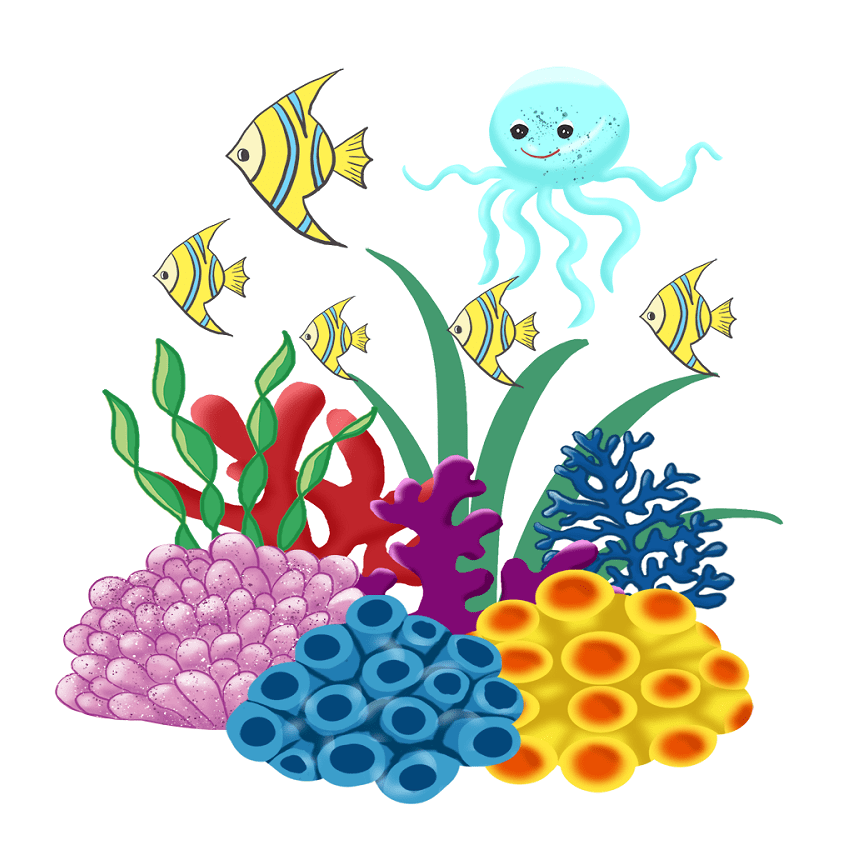 Coral Reef Clipart Png Download
