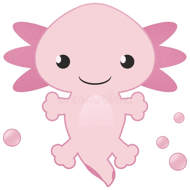 Cute Axolotl Clipart