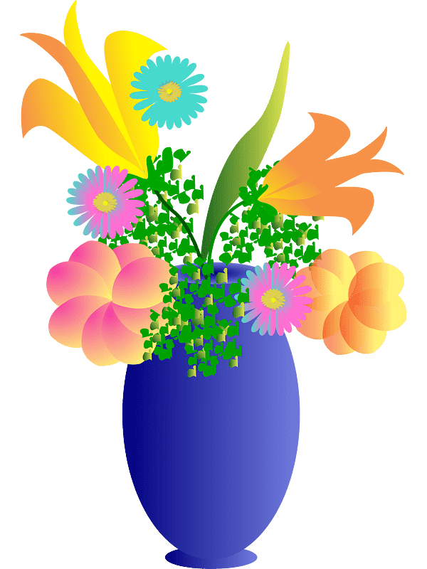 Download Flower Vase Clipart Transparent Background