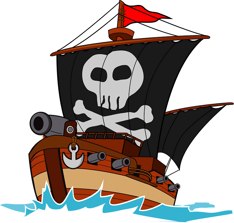 Download Pirate Ship Clipart Transparent