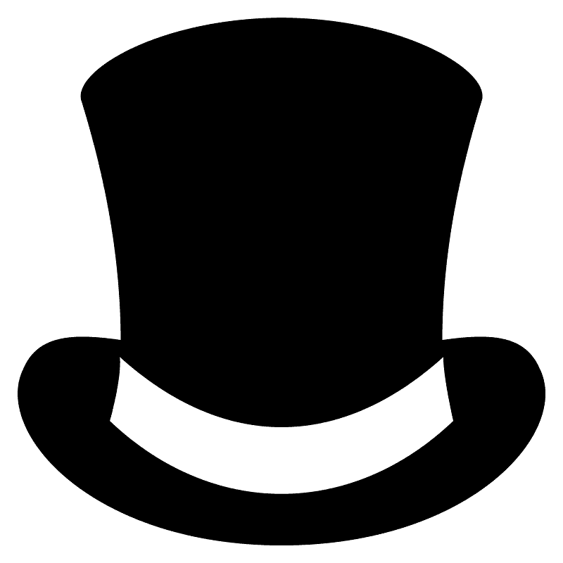 Download Top Hat Clipart Black and White
