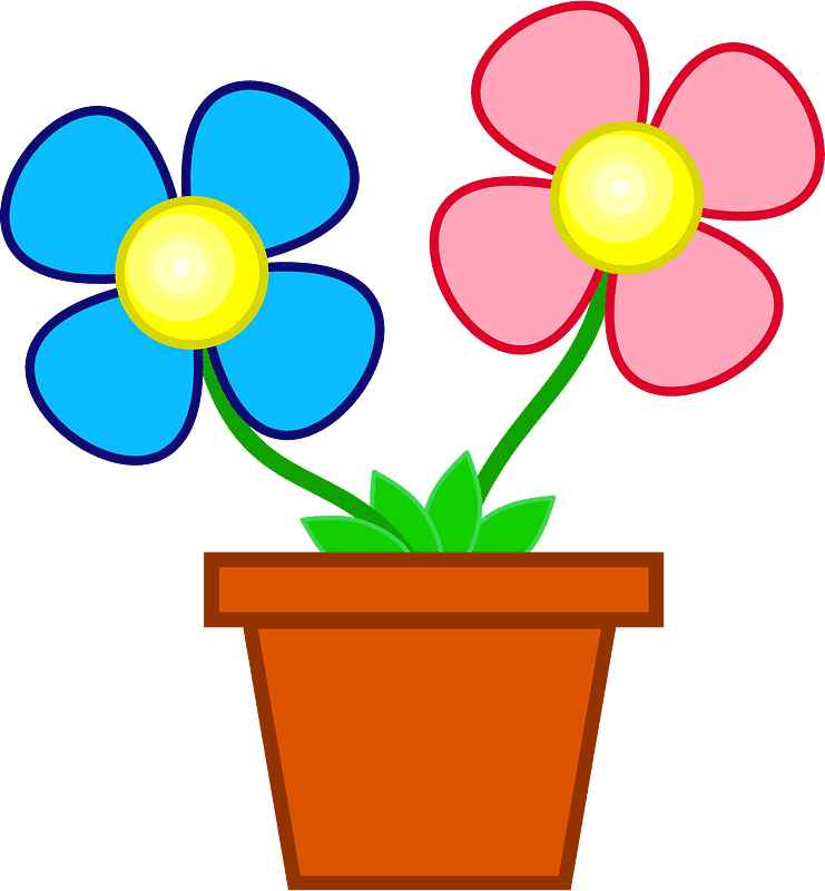Flower Pot Clipart Transparent Background (1)