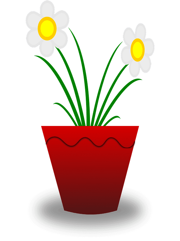 Flower Pot Clipart Transparent