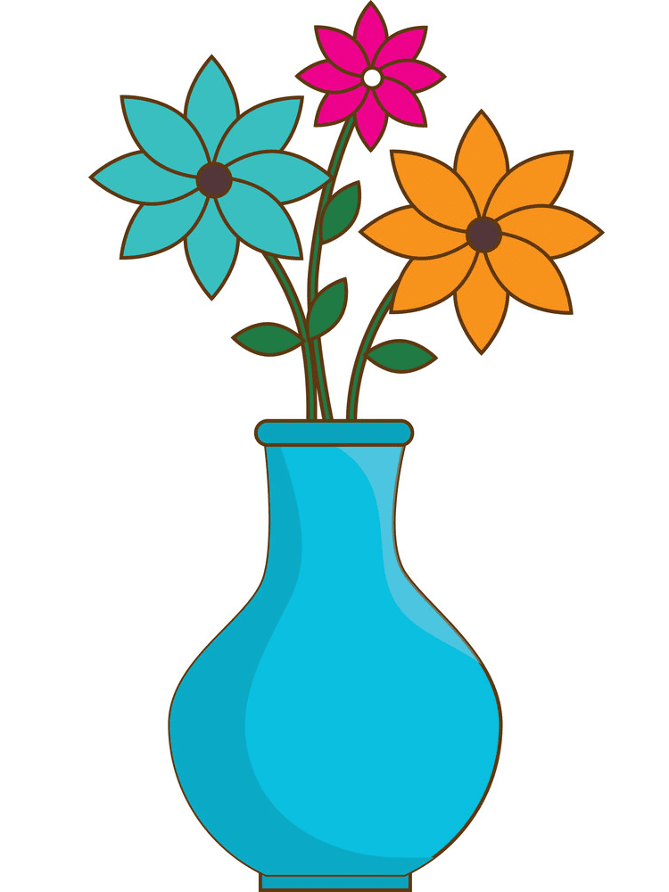 Flower Vase Clipart Image