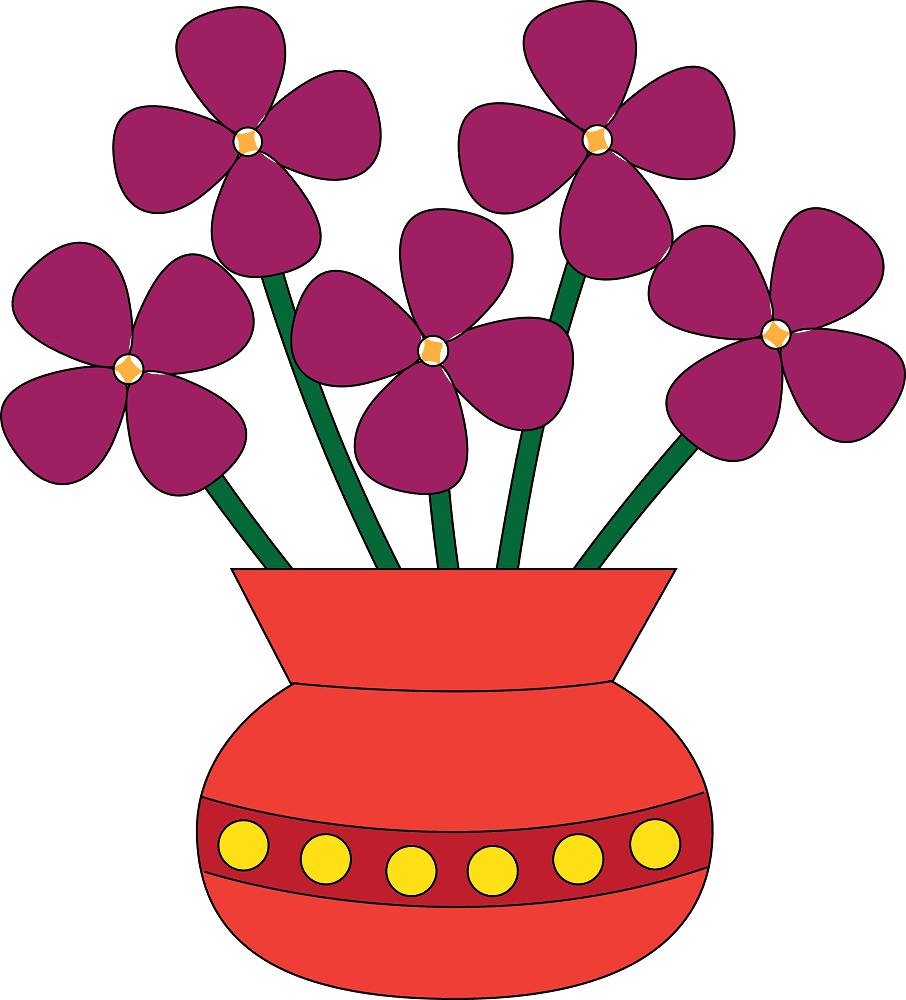 Flower Vase Clipart Images