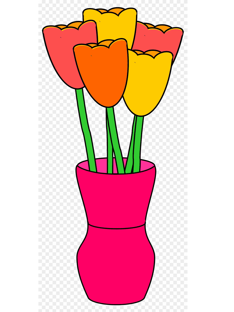 Flower Vase Clipart Png Image