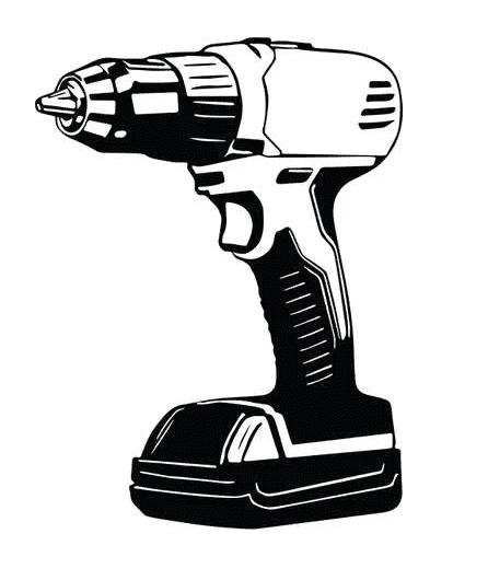 Free Drill Clipart Black and White