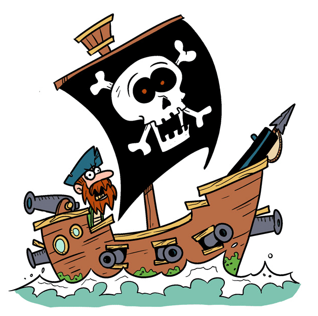 Free Pirate Ship Clipart Image