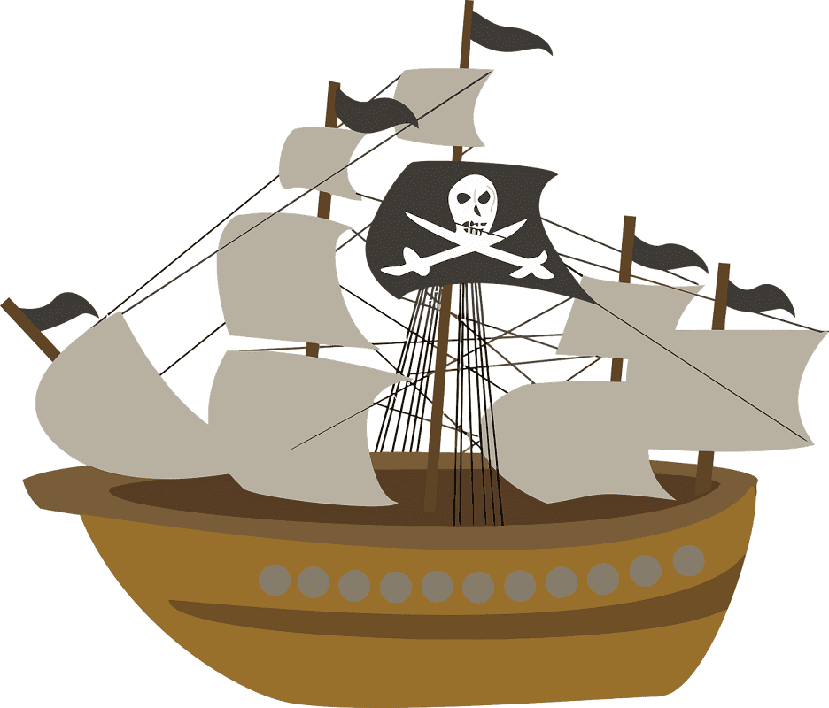 Free Pirate Ship Clipart Pictures