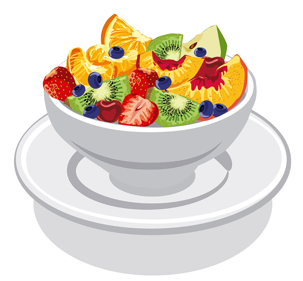 Fresh Fruit Salad Clipart