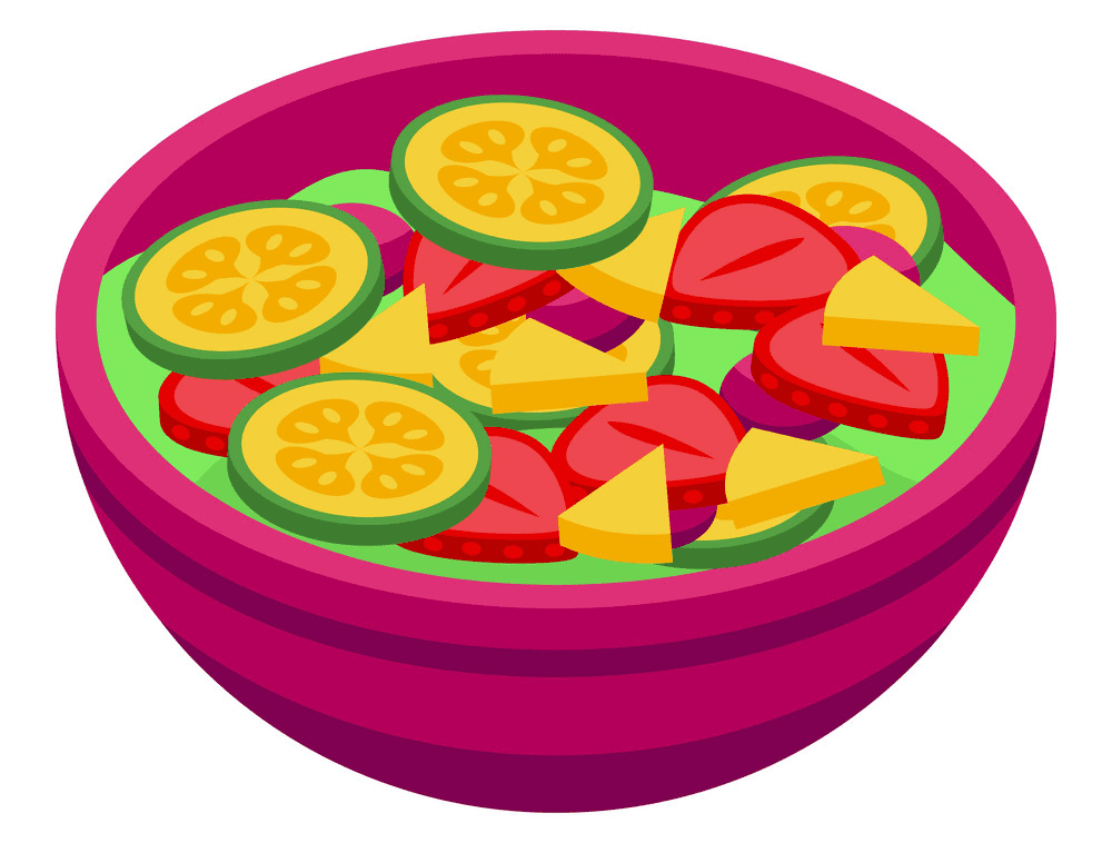 Fruit Salad Clipart Image