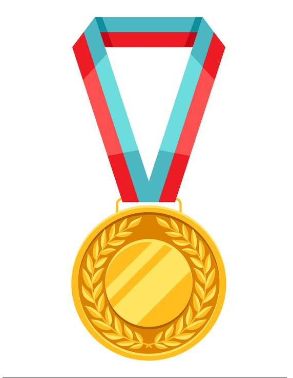 Gold Medal Clipart Image