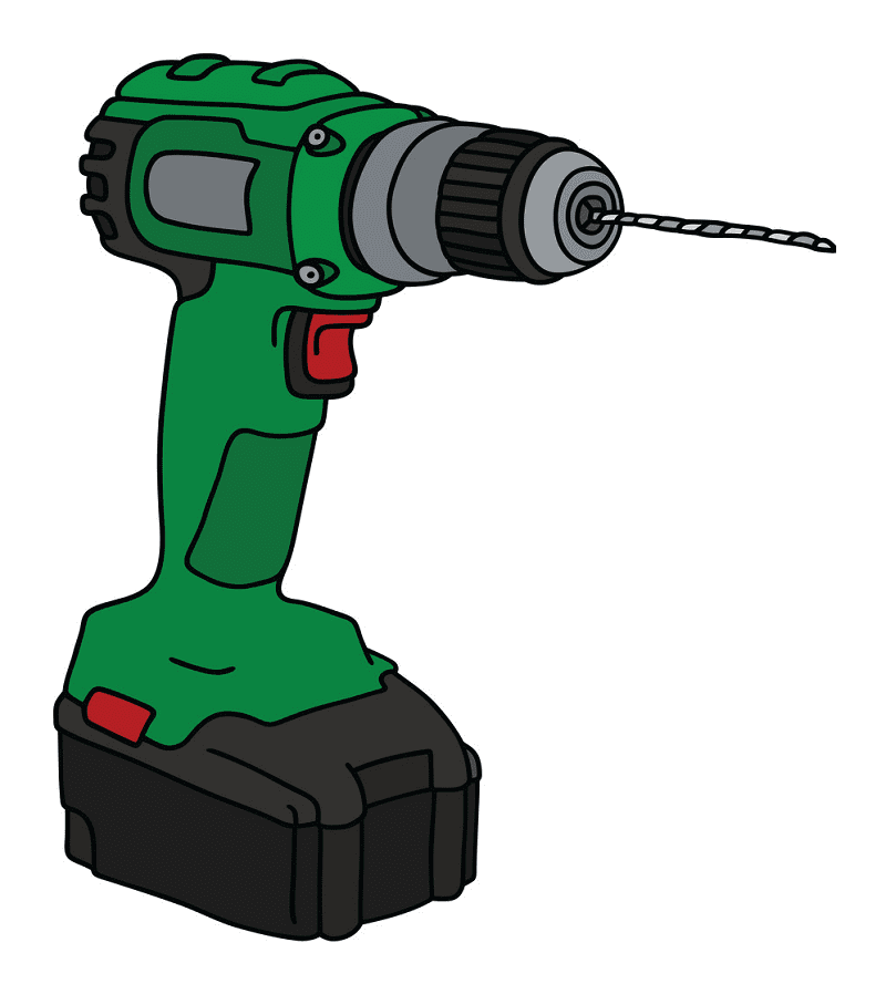 Green Drill Clipart