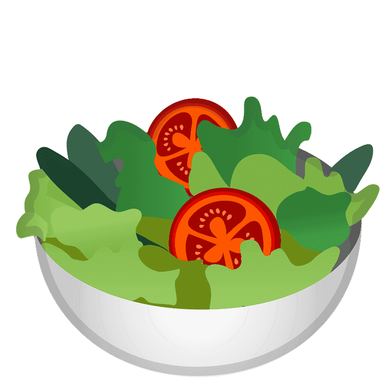 Green Salad Clipart Transparent