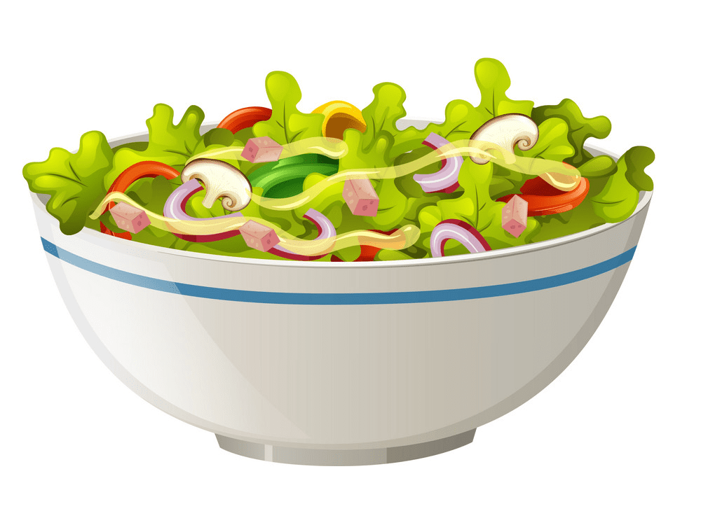 Green Salad Clipart