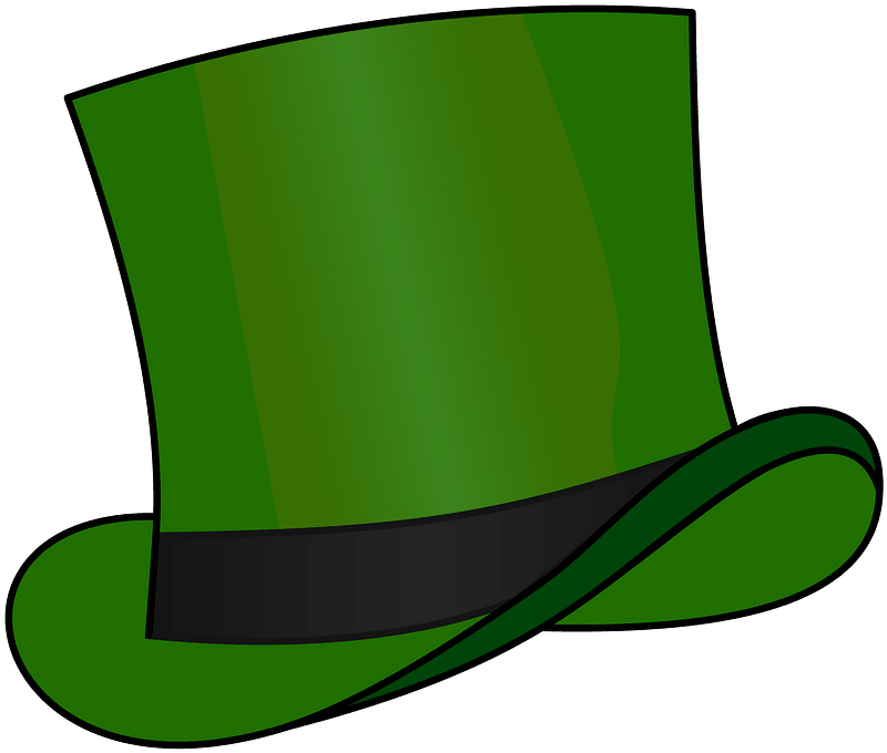 Green Top Hat Clipart Transparent