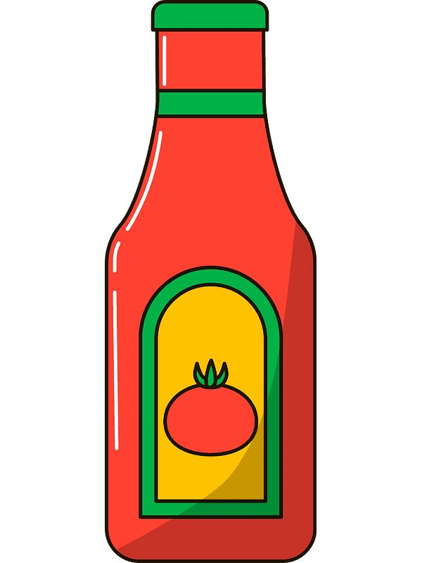 Ketchup Clipart Transparent Background