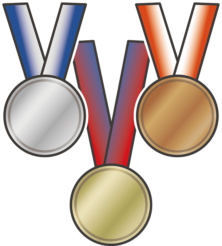 Olympic Medals Clipart Transparent