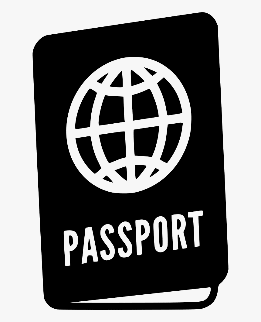 Passport Clipart Black and White