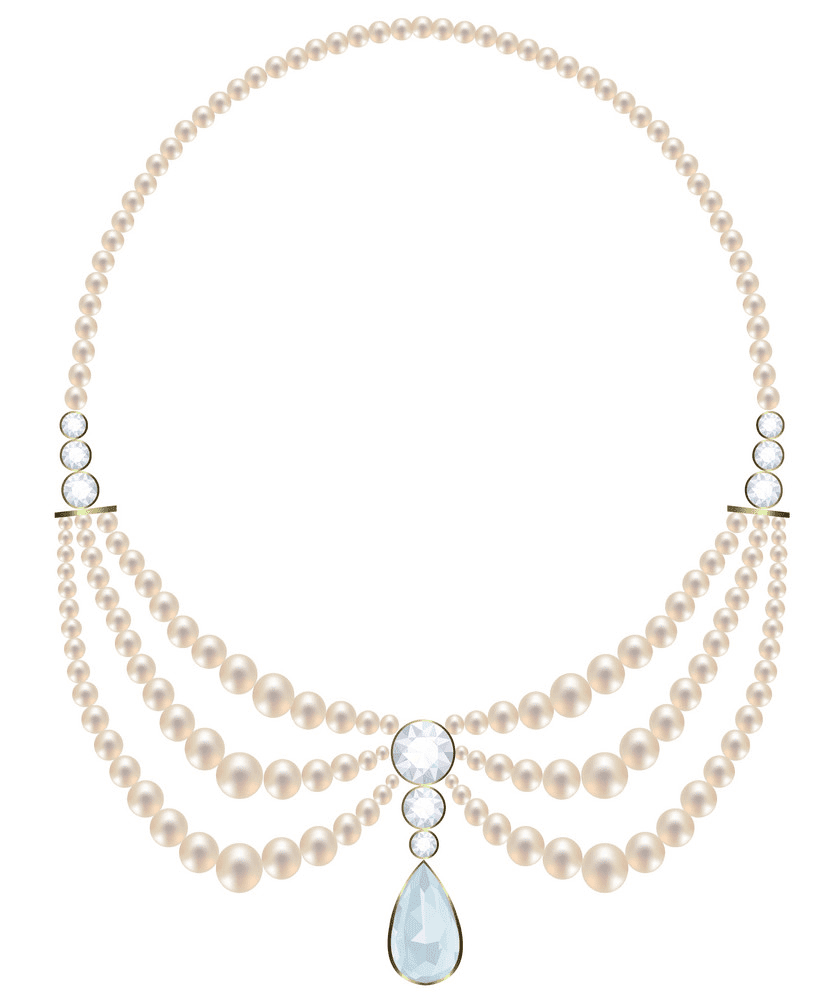 Pearl Necklace Clipart
