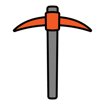Pickaxe Clipart Free Png Image
