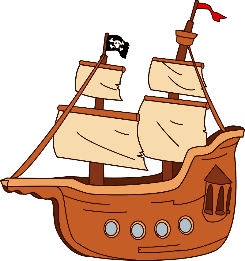 Pirate Ship Clipart Free