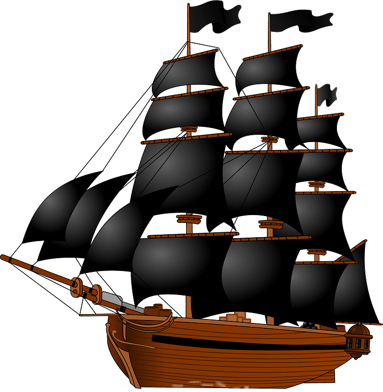 Pirate Ship Clipart Transparent Image