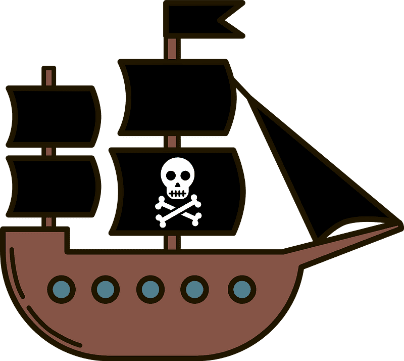 Pirate Ship Clipart Transparent Pictures