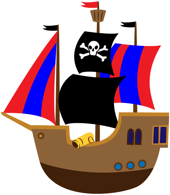 Pirate Ship Clipart Transparent Png