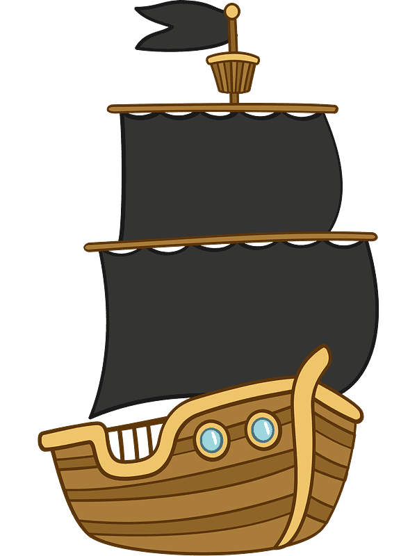 Pirate Ship Clipart Transparent