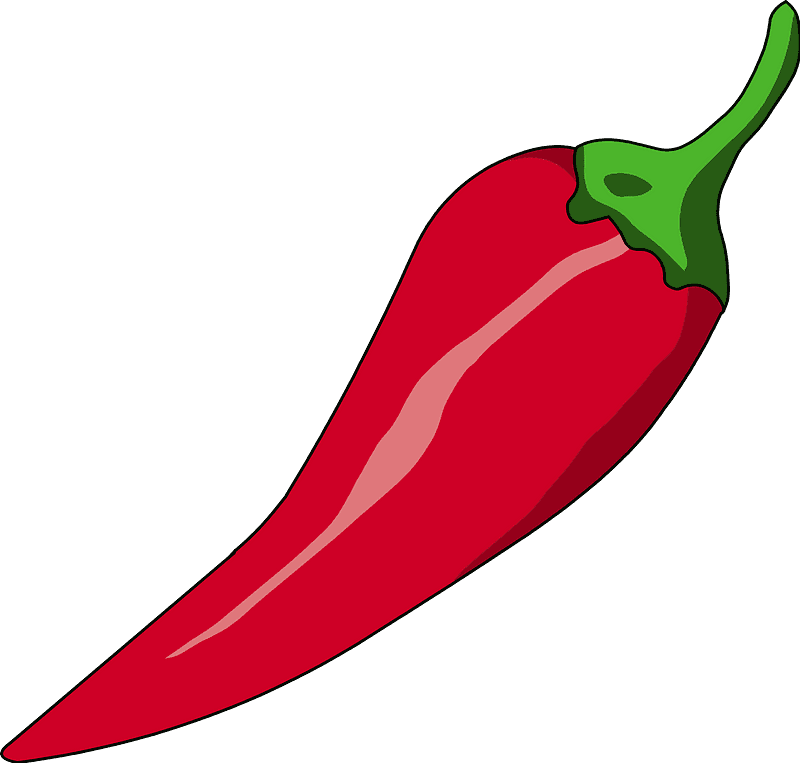 Red Chili Clipart Transparent Background