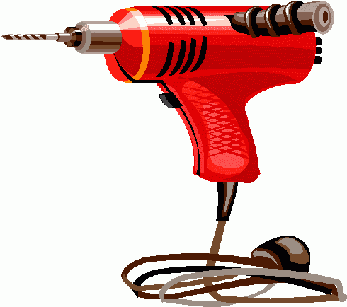 Red Drill Clipart