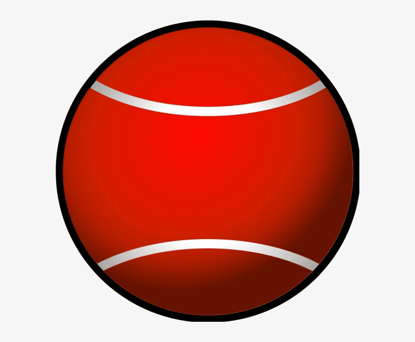 Red Tennis Ball Clipart