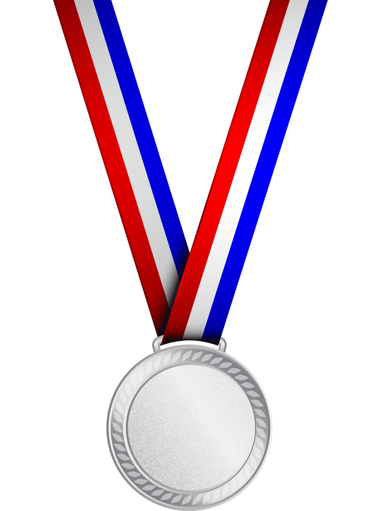 Silver Medal Clipart