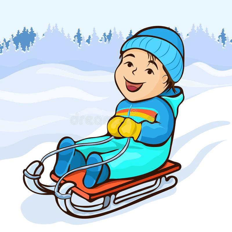 Sledding Clipart Png Picture