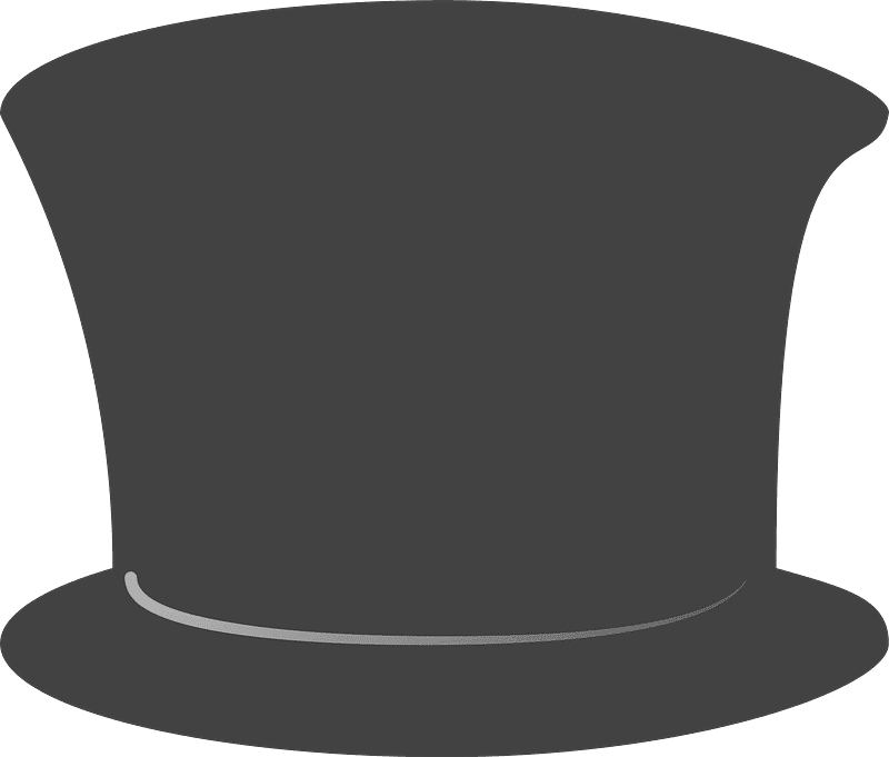 Top Hat Clipart Transparent Image