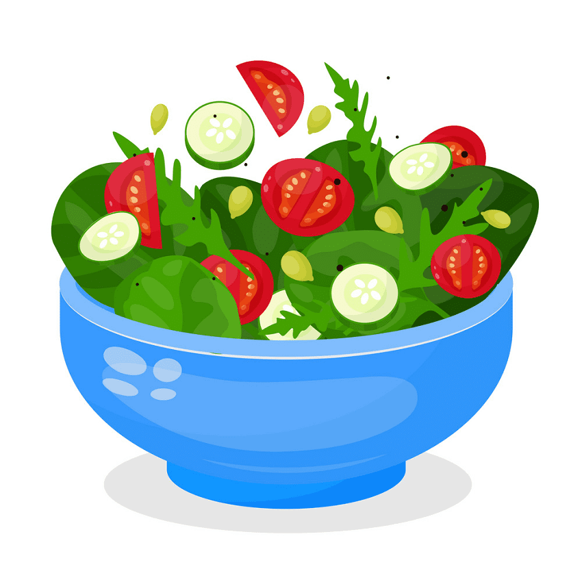Vegetable Salad Clipart Images